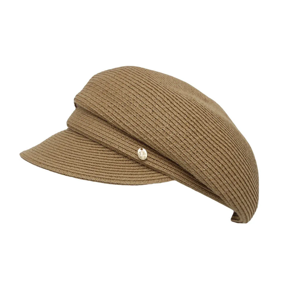 Summer Straw Newsboy Hat Beret Cap Bakerboy Visor Meshed Hat JDG1417