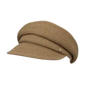 Summer Straw Newsboy Hat Beret Cap Bakerboy Visor Meshed Hat JDG1417