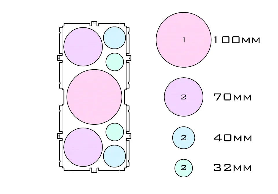 SUPPORT 100.1 70.2 40.2 32.2 | Medium Layout Layer