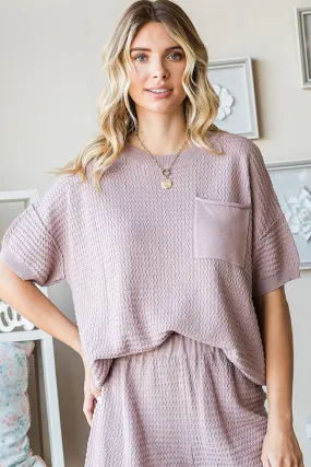 Textured Knit Top