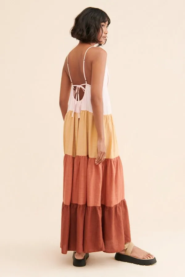 The Raya Colorblock Maxi Dress