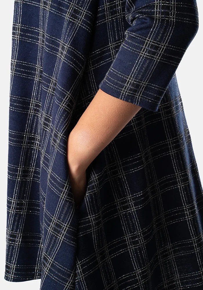 Tilda Navy Tartan Tunic