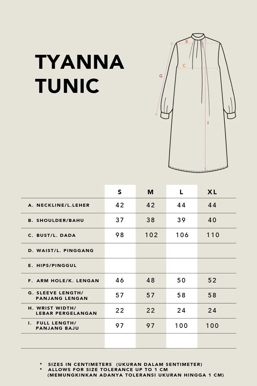 TYANNA TUNIC COSMIC LILAC