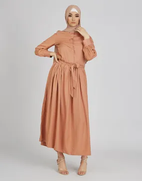 Vella Pleat Dress