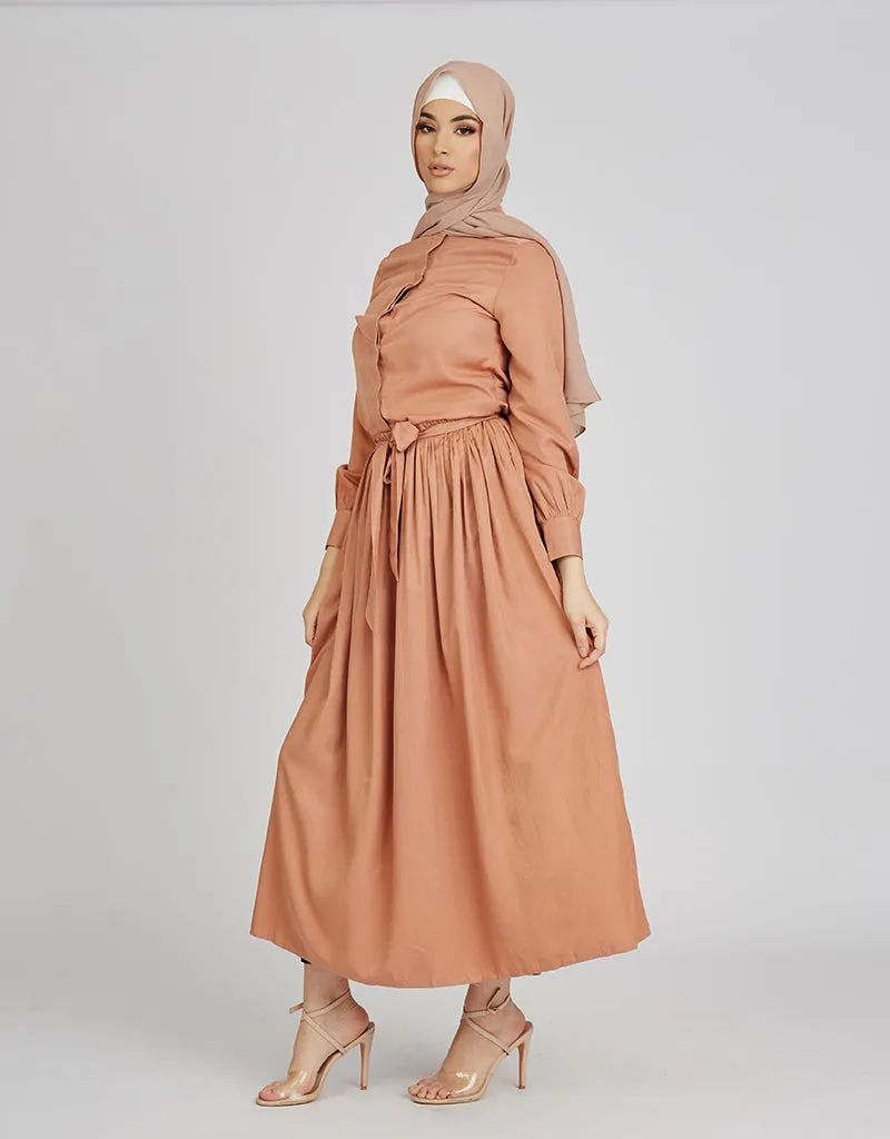 Vella Pleat Dress