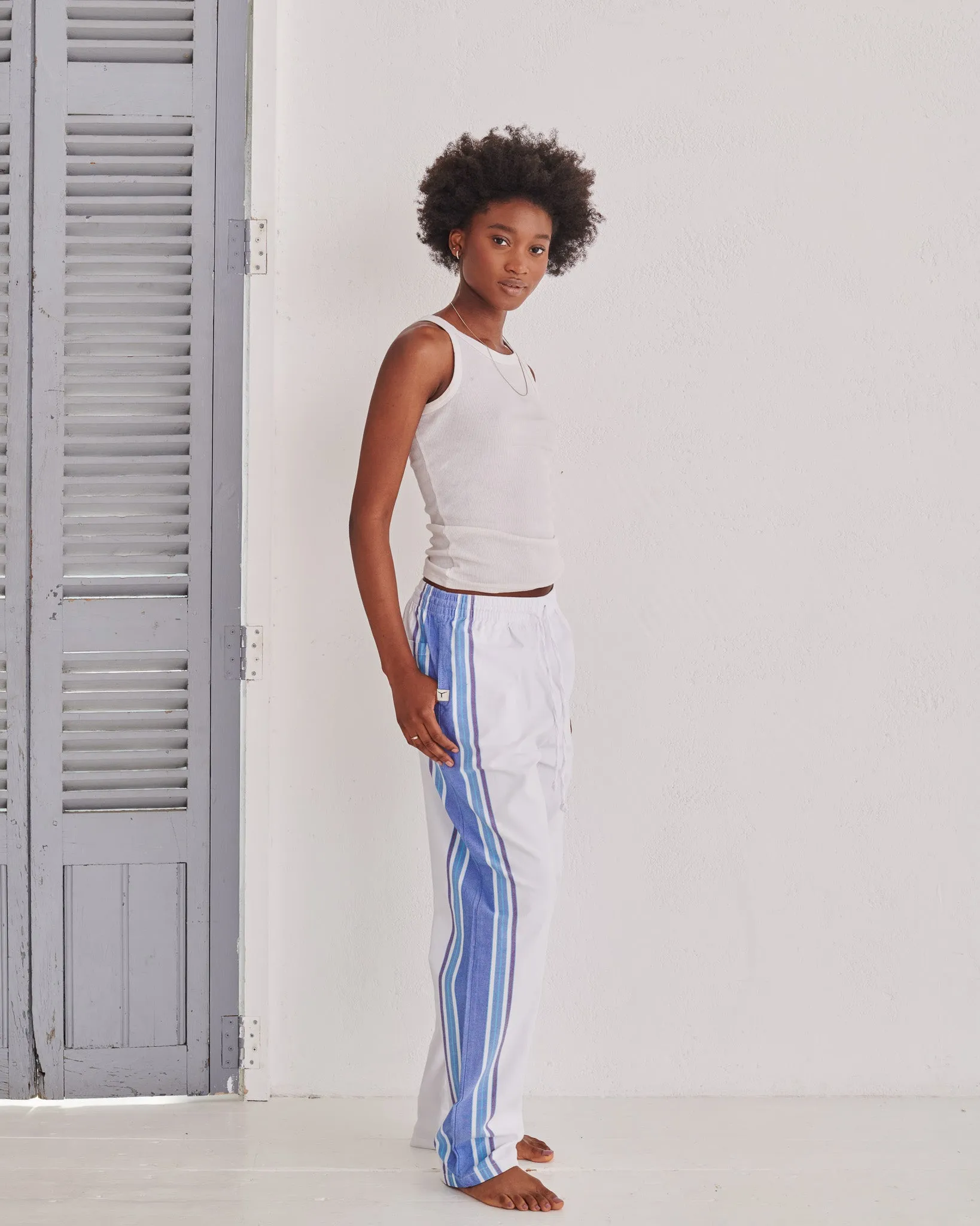 White Classic Lounge Pants