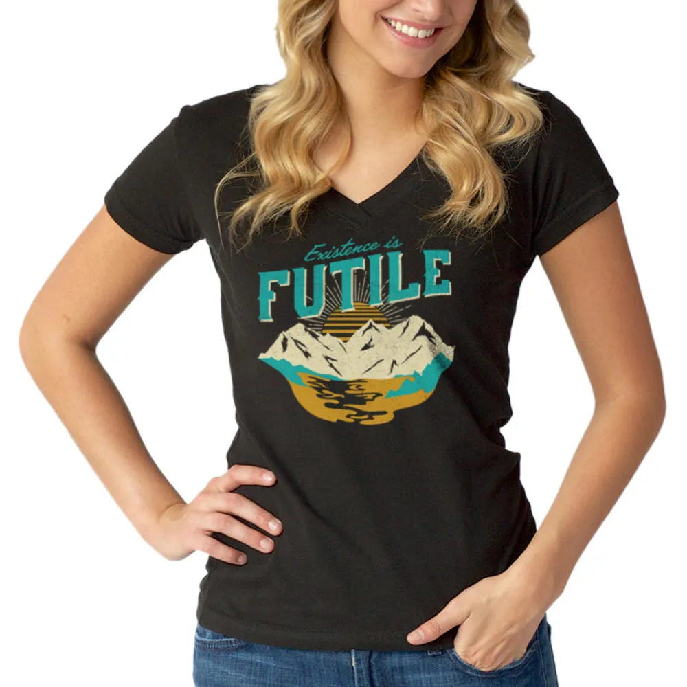 Women's Existence is Futile Vneck T-Shirt