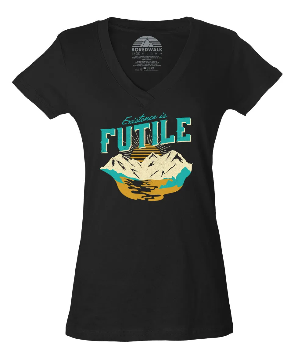 Women's Existence is Futile Vneck T-Shirt