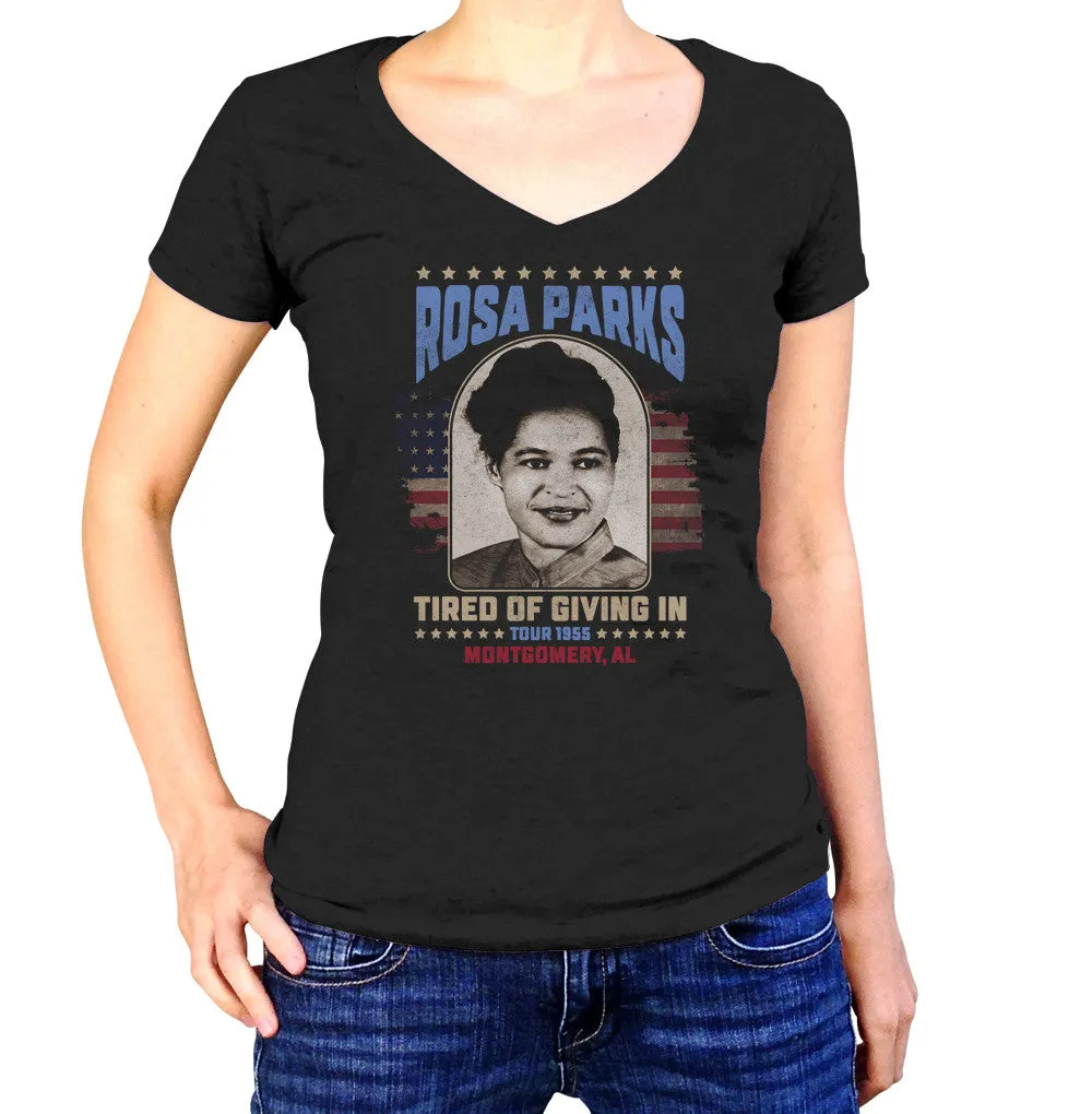 Women's Rosa Parks Vneck T-Shirt